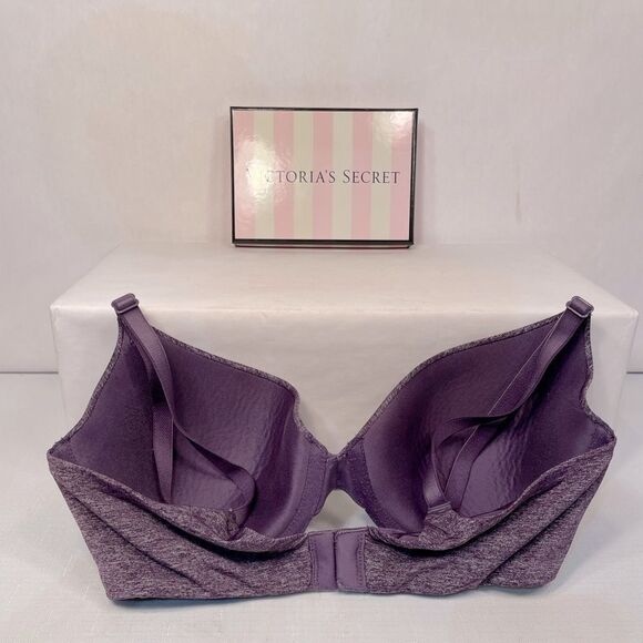 Victoria's Secret Purple UPLIFT Semi Demi Bra with Molded Cups 34D - Picture 4 of 6